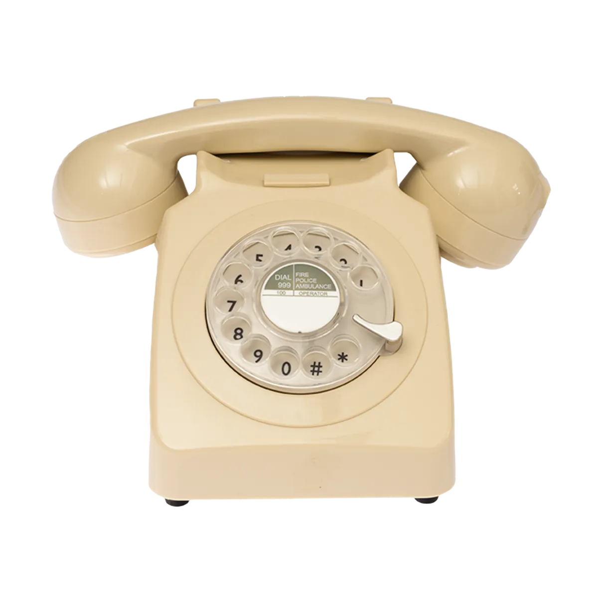 Ivory audio guestbook phone, front on